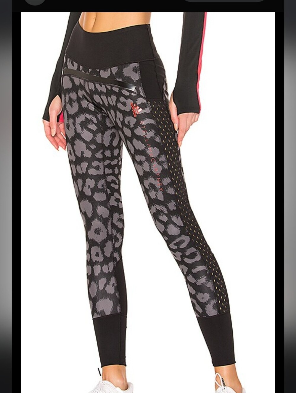 Adidas Stella McCartney Comfort Leopard Print Legging Size Small
